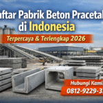 Daftar Pabrik Beton Pracetak di Indonesia Terpercaya & Terlengkap 2026