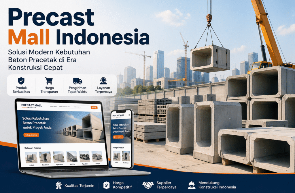 Precast Mall Indonesia Solusi Modern Kebutuhan Beton Pracetak di Era Konstruksi Cepat