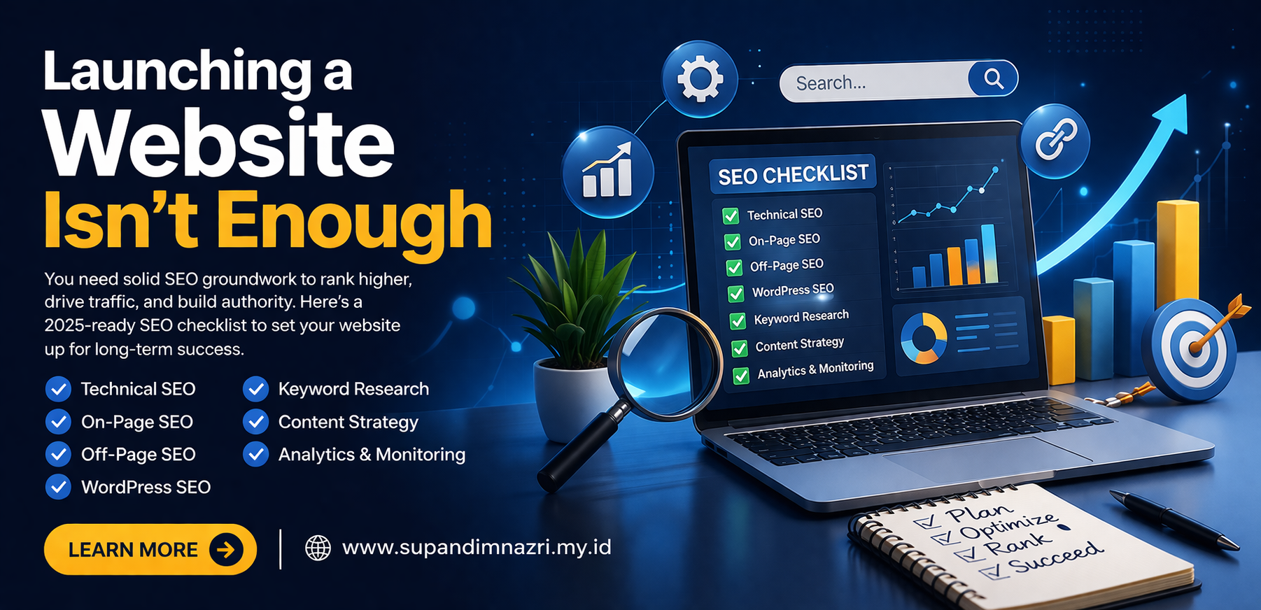 Website Baru 2026 Langsung Dapat Leads Ikuti 39 Checklist SEO Ini